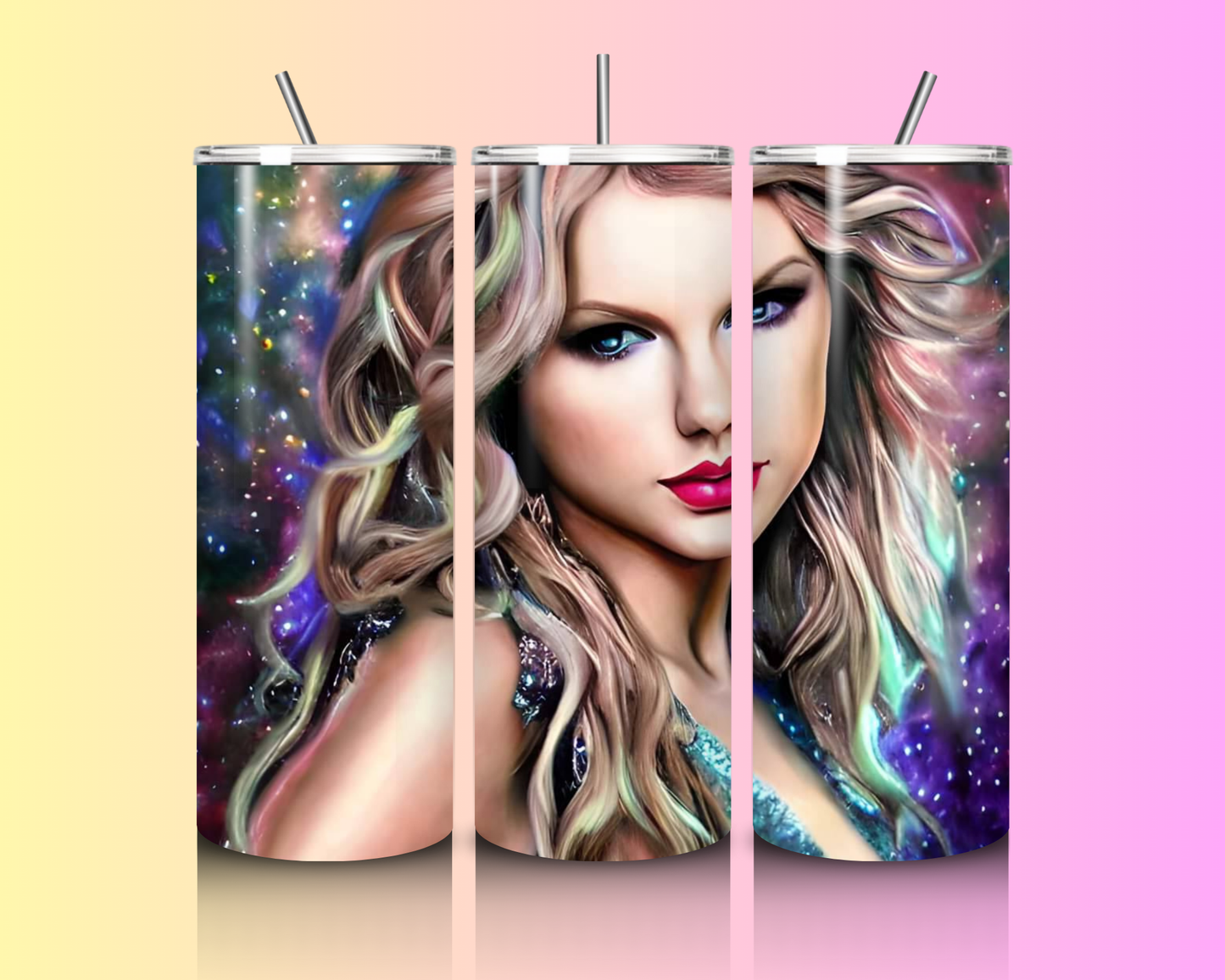 Taylor Swift galaxy- 20oz Custom Tumbler image 0