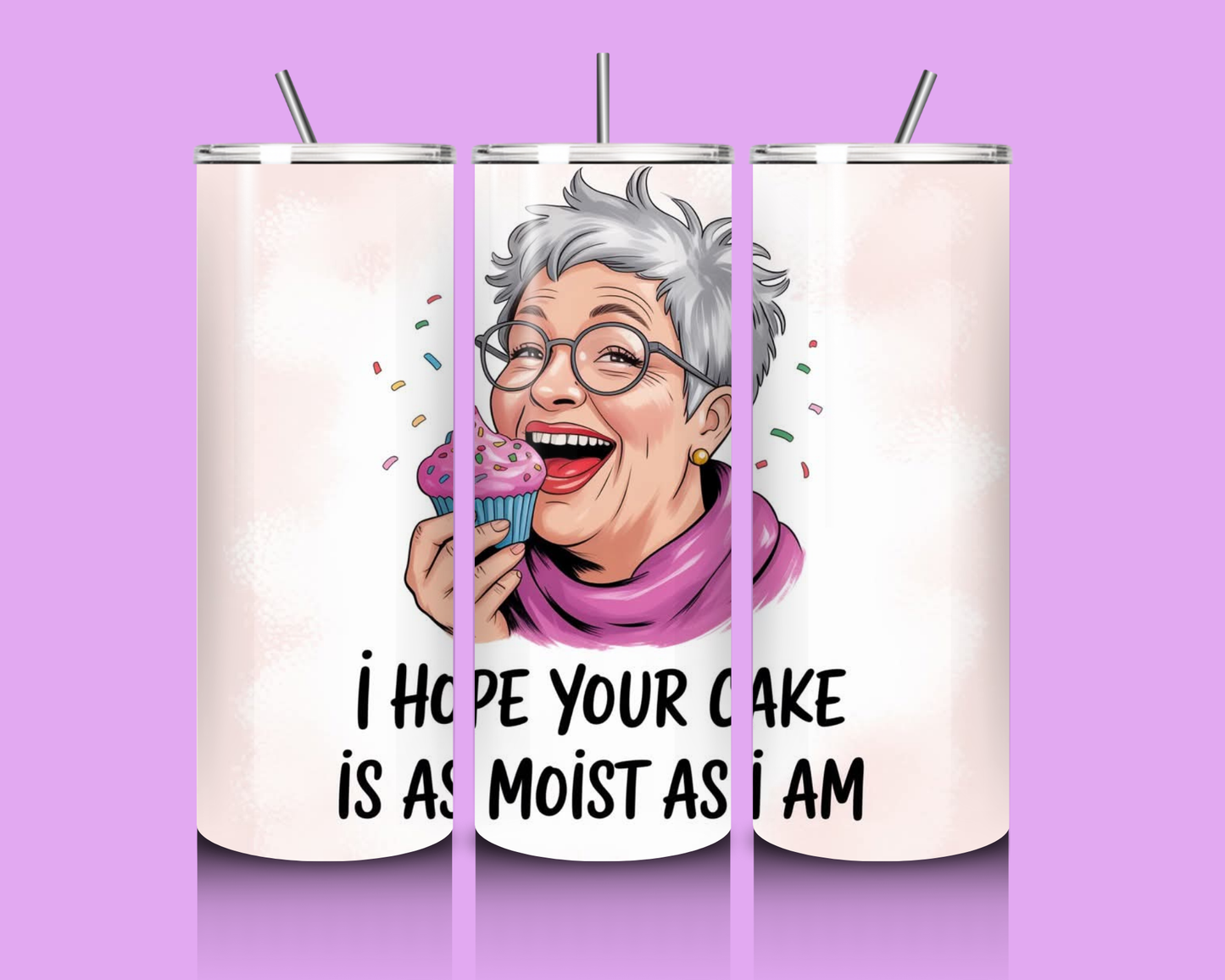 Moist Grandma- 20oz Custom Tumbler image 0