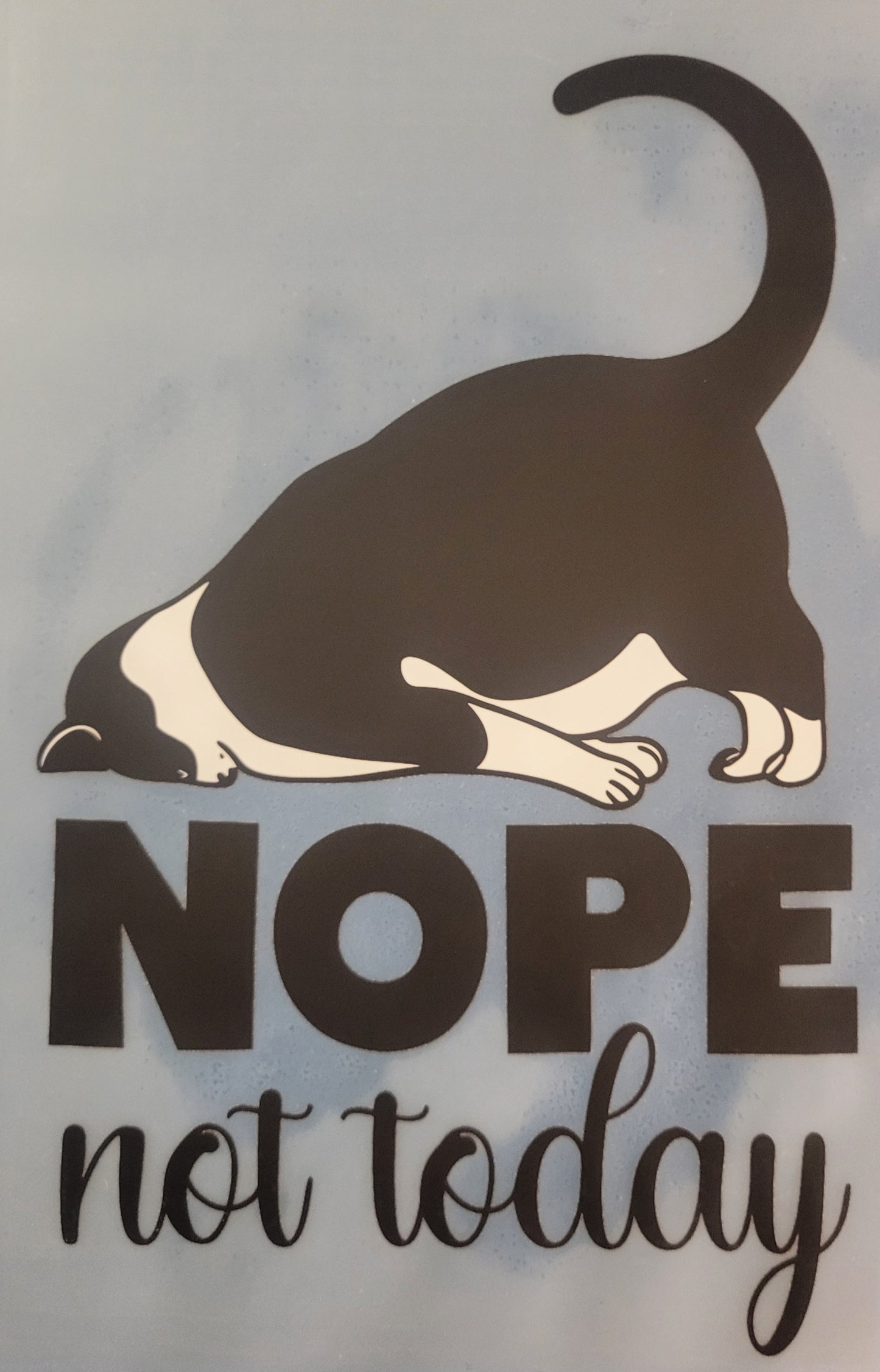 NOPE NOT TODAY -CAT image 0