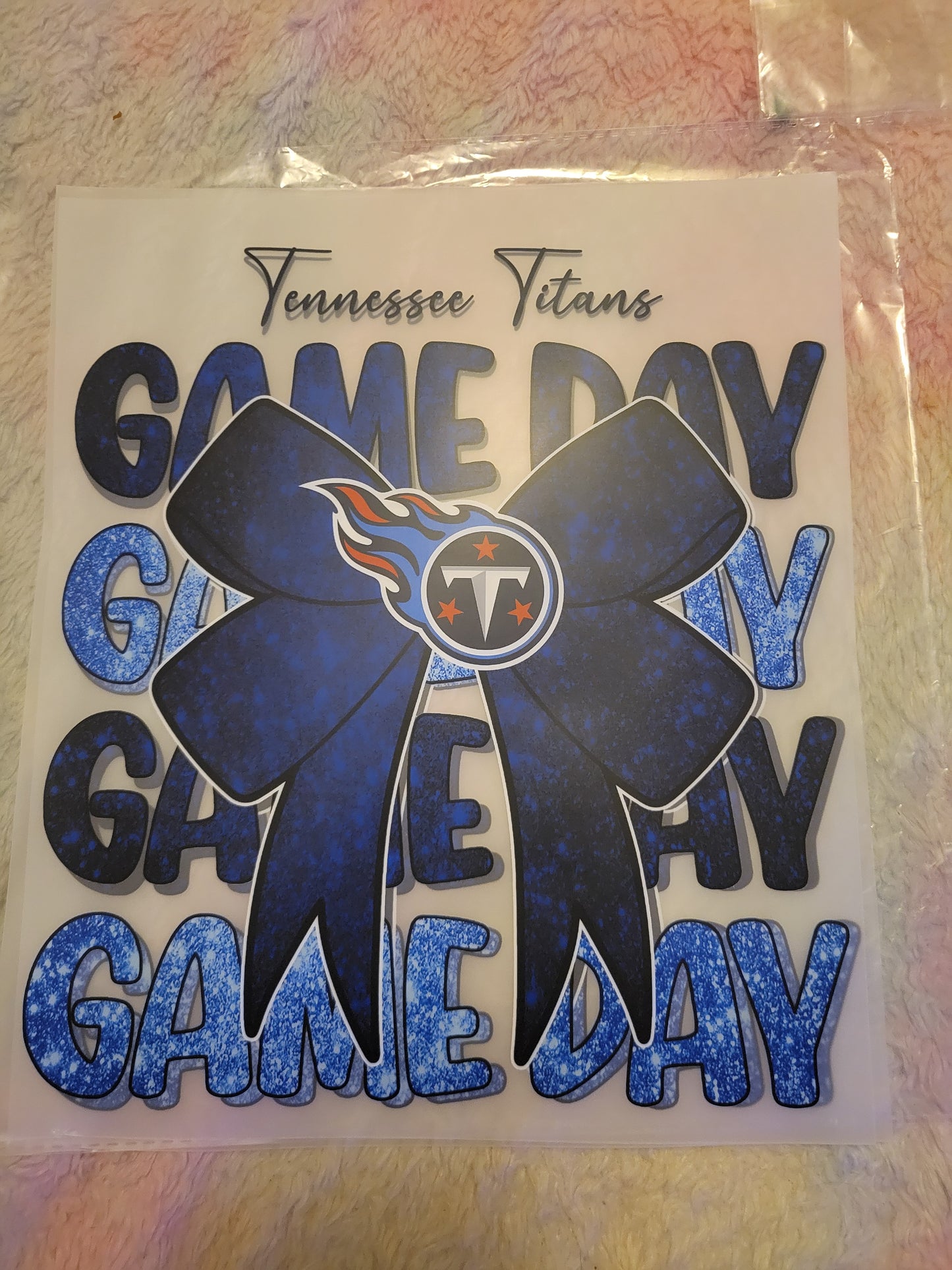 π AFC South Football Game Day Bows β DTF Transfers π image 3