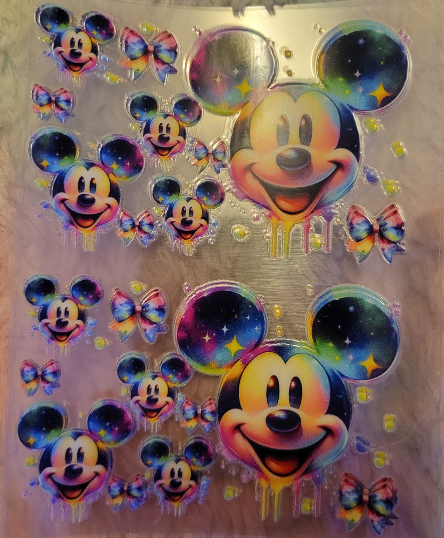 ✨ Mickey Mouse UV DTF Bank Card Wrap – 2 Pieces ✨ image 1