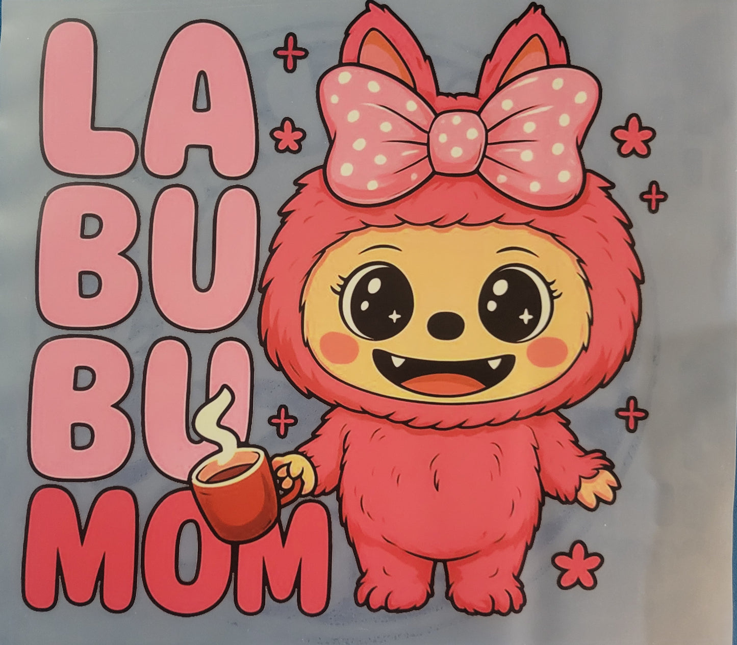 FULL COLOR DTF TRANSFERS-LABUBU MOM image 0