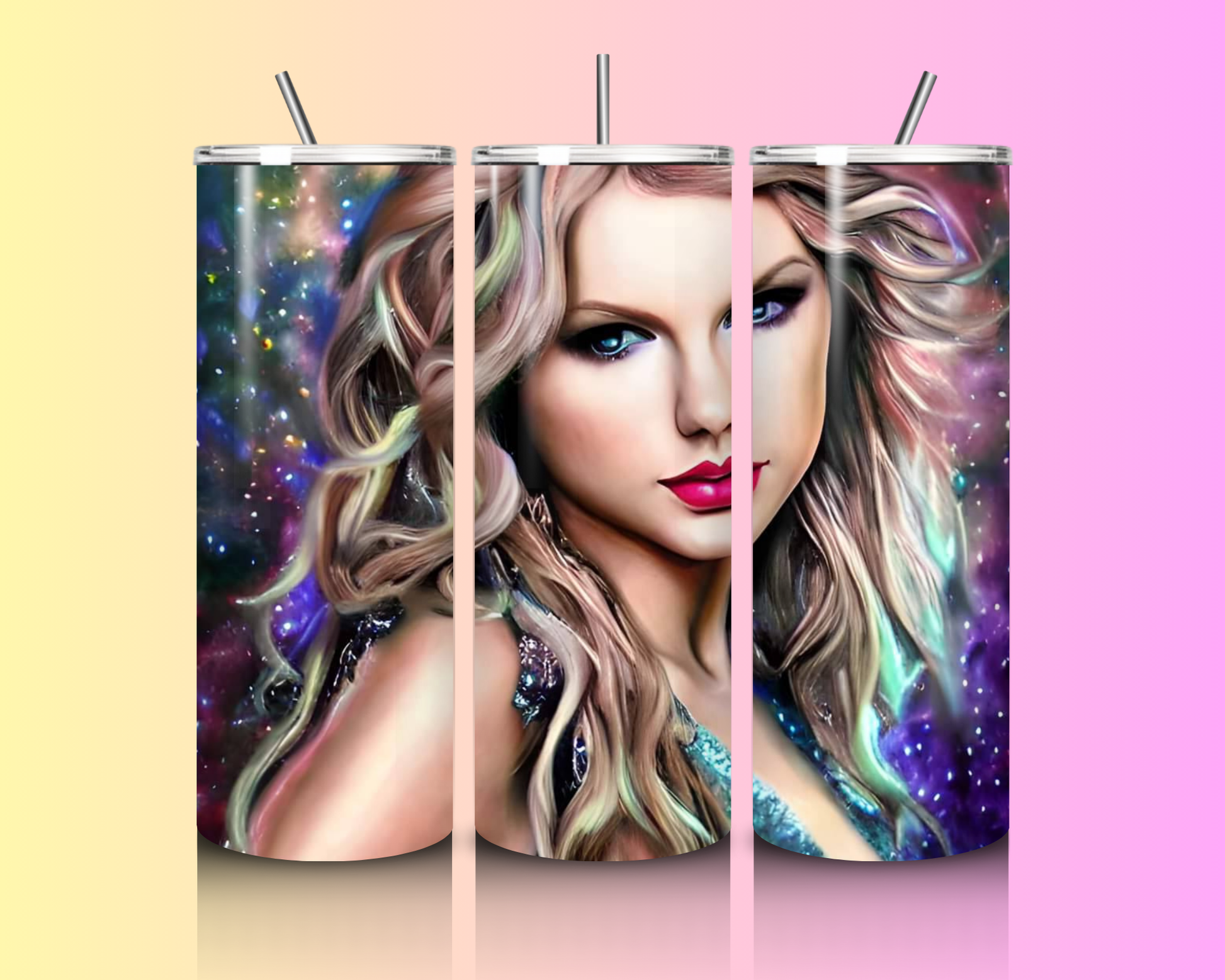Taylor Swift galaxy- 20oz Custom Tumbler  image 0