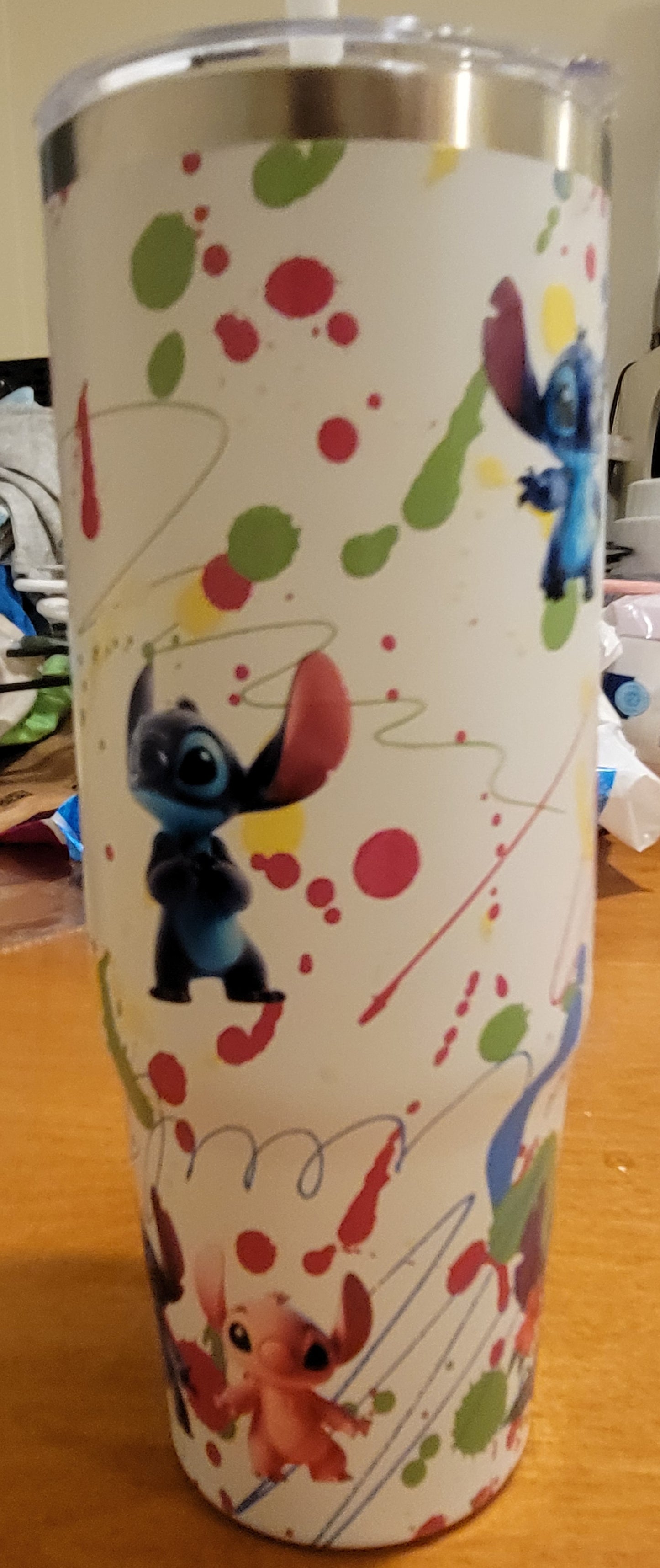 30oz STAINLESS TUMBLER STITCH image 1