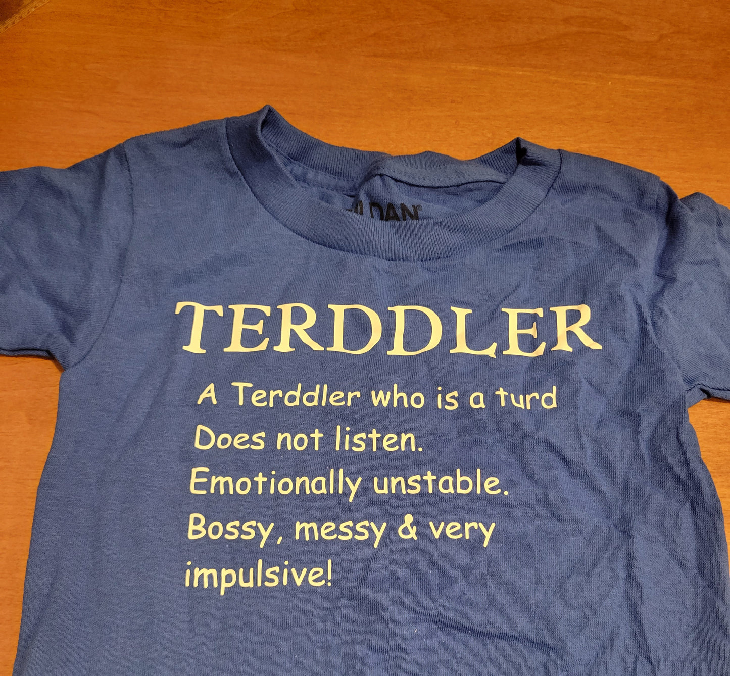 “Terd­dler” Toddler Tee 💩🤣 image 0