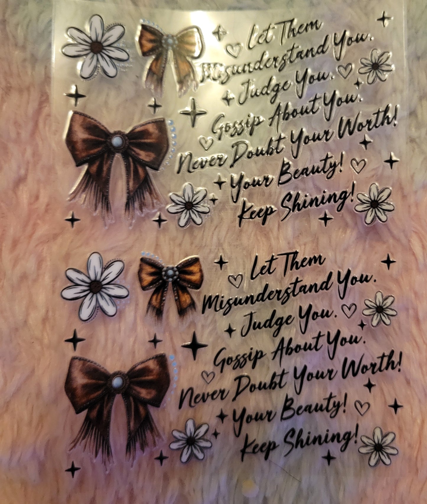 ✨ “Let Them” UV DTF Bank Card Wraps – 2 Pieces ✨ image 0