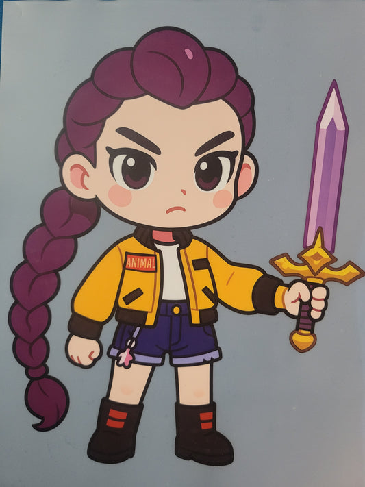 FULL COLOR DTF TRANSFERS-DEMON HUNTER image 0