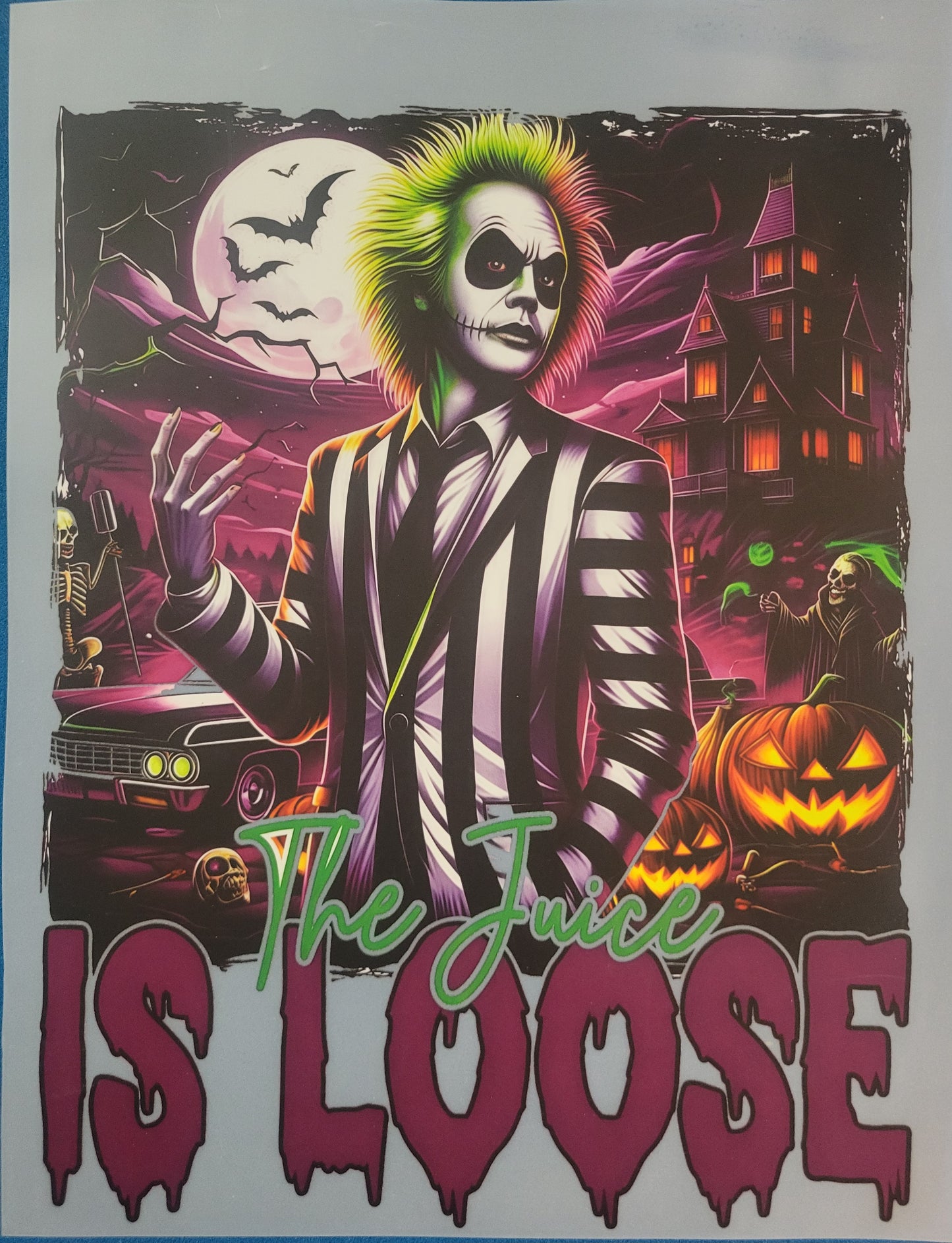 FULL COLOR DTF TRANSFERS- BEETLEJUICE image 0