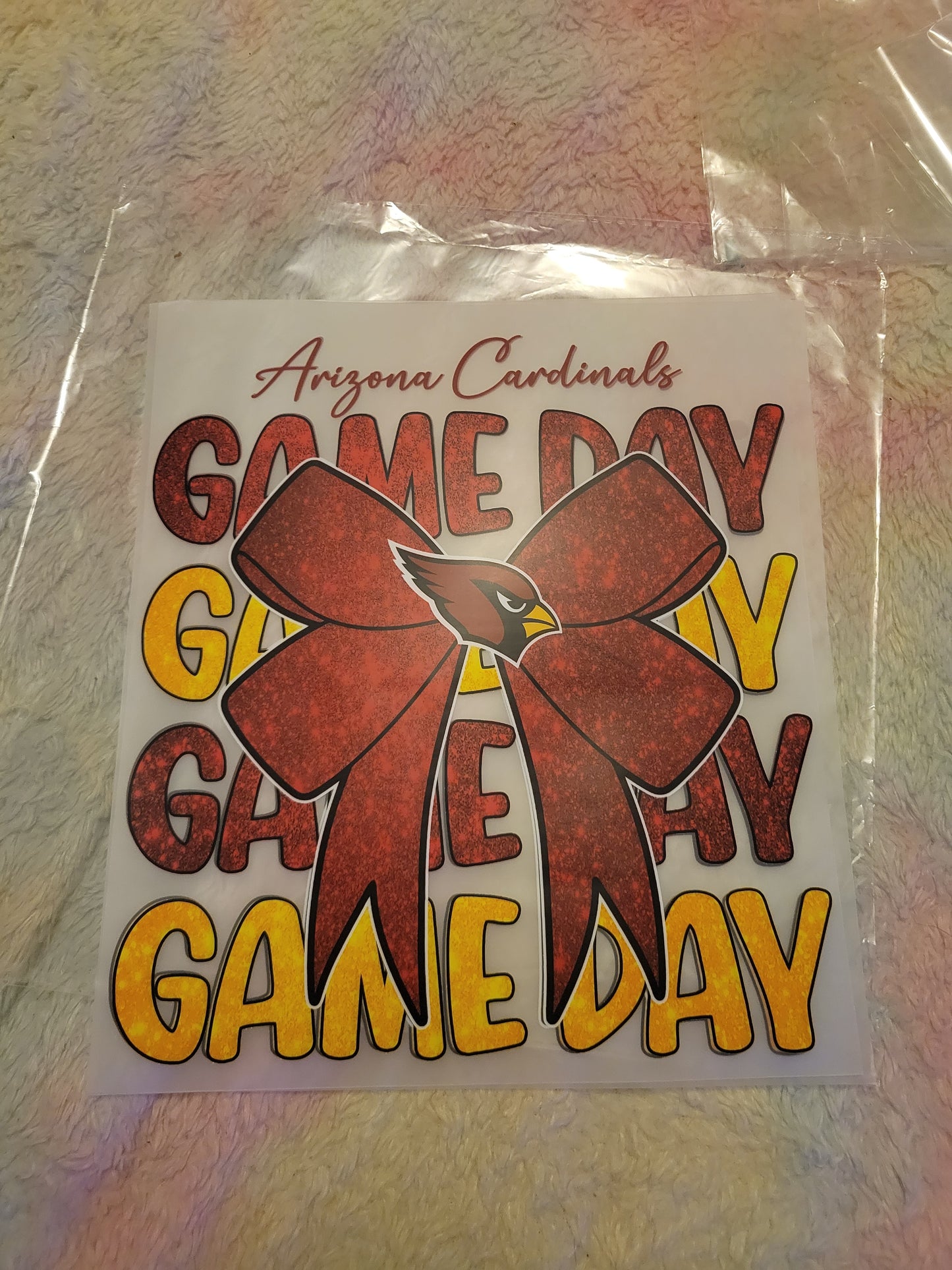 🏈 NFC West Football Game Day Bows – DTF Transfers 🏈 image 0