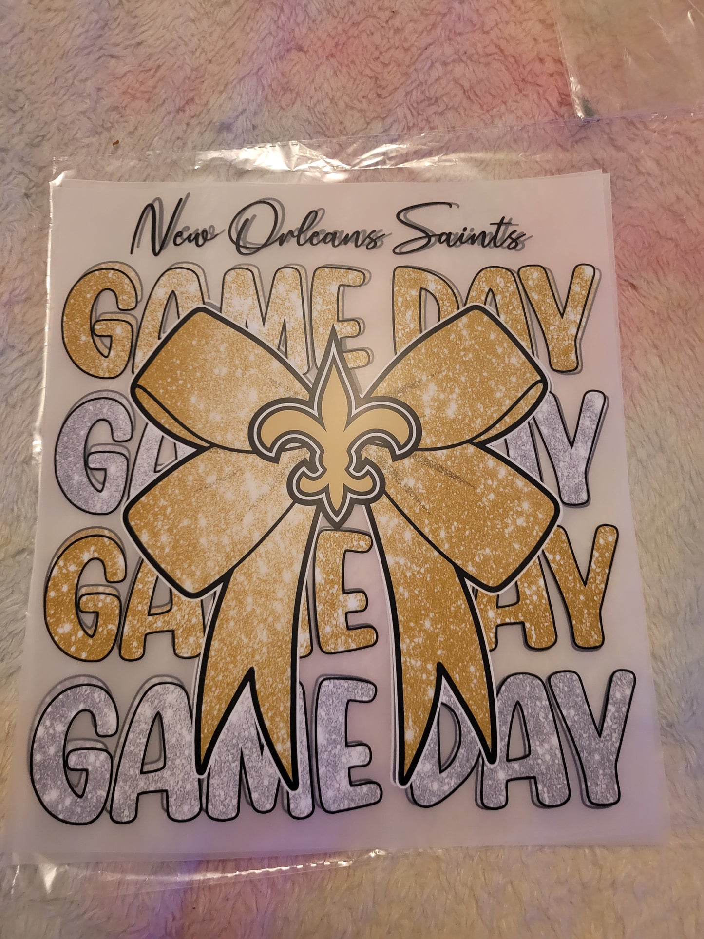 🏈 NFC South Football Game Day Bows – DTF Transfers 🏈 image 2