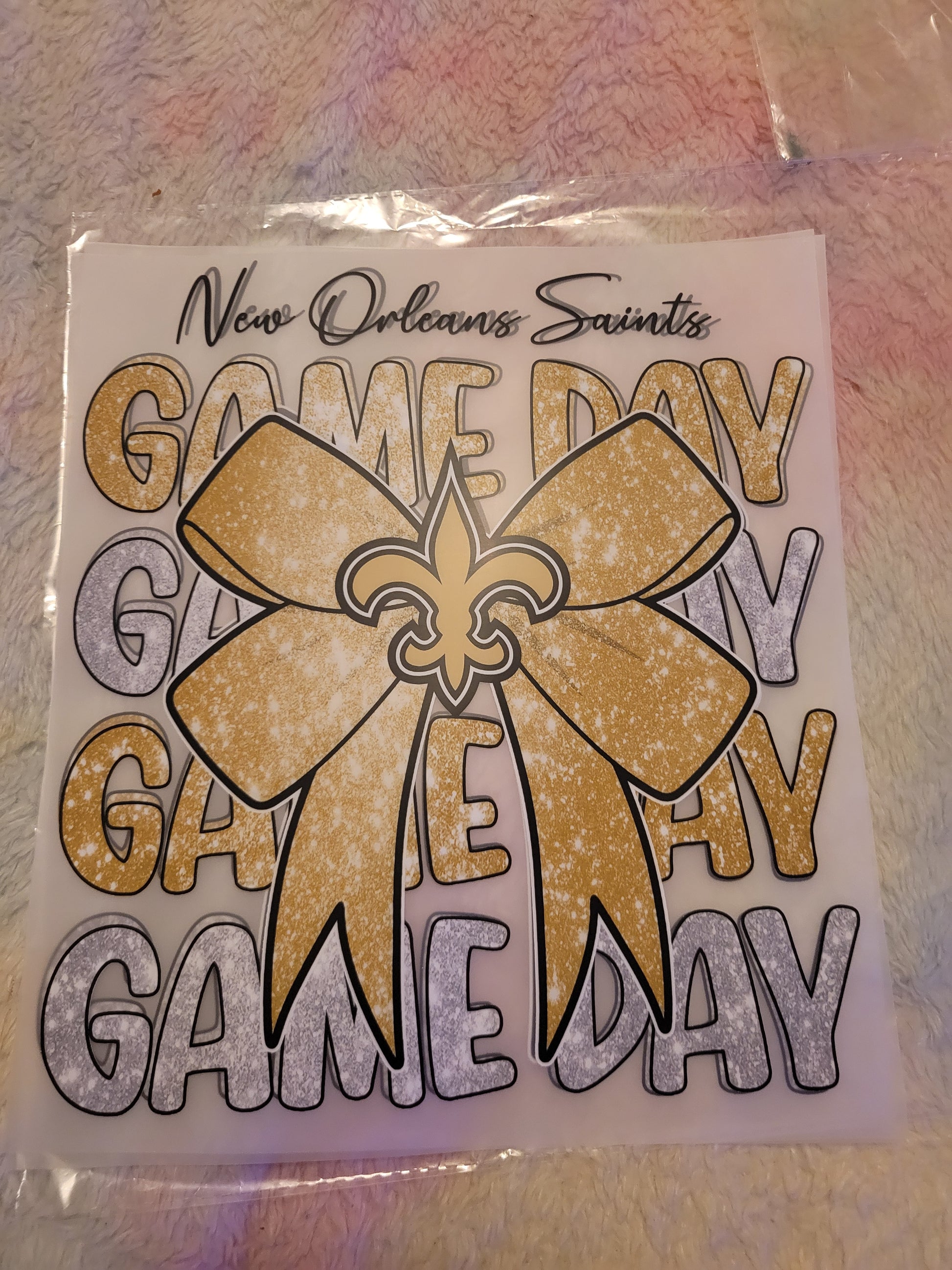 🏈 NFC South Football Game Day Bows – DTF Transfers 🏈 image 2