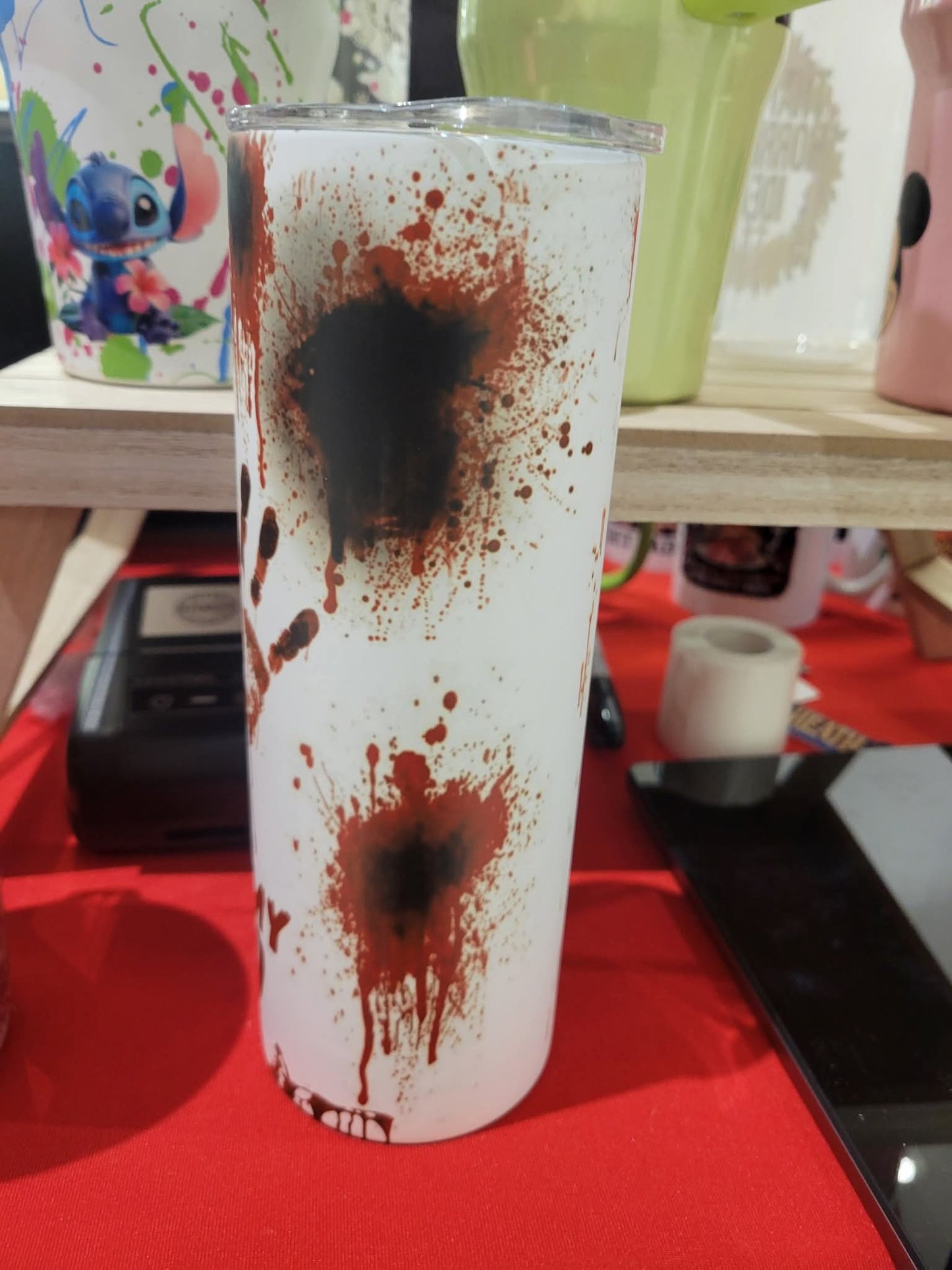 “I’m Fine… It’s Not My Blood” Glow-in-the-Dark Tumbler 🩸✨ image 1