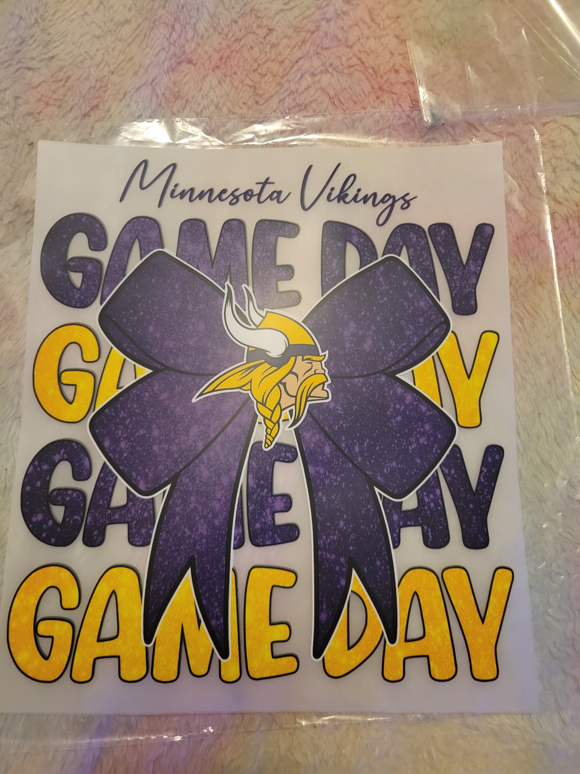 🏈 NFC North Football Game Day Bows – DTF Transfers 🏈 image 2
