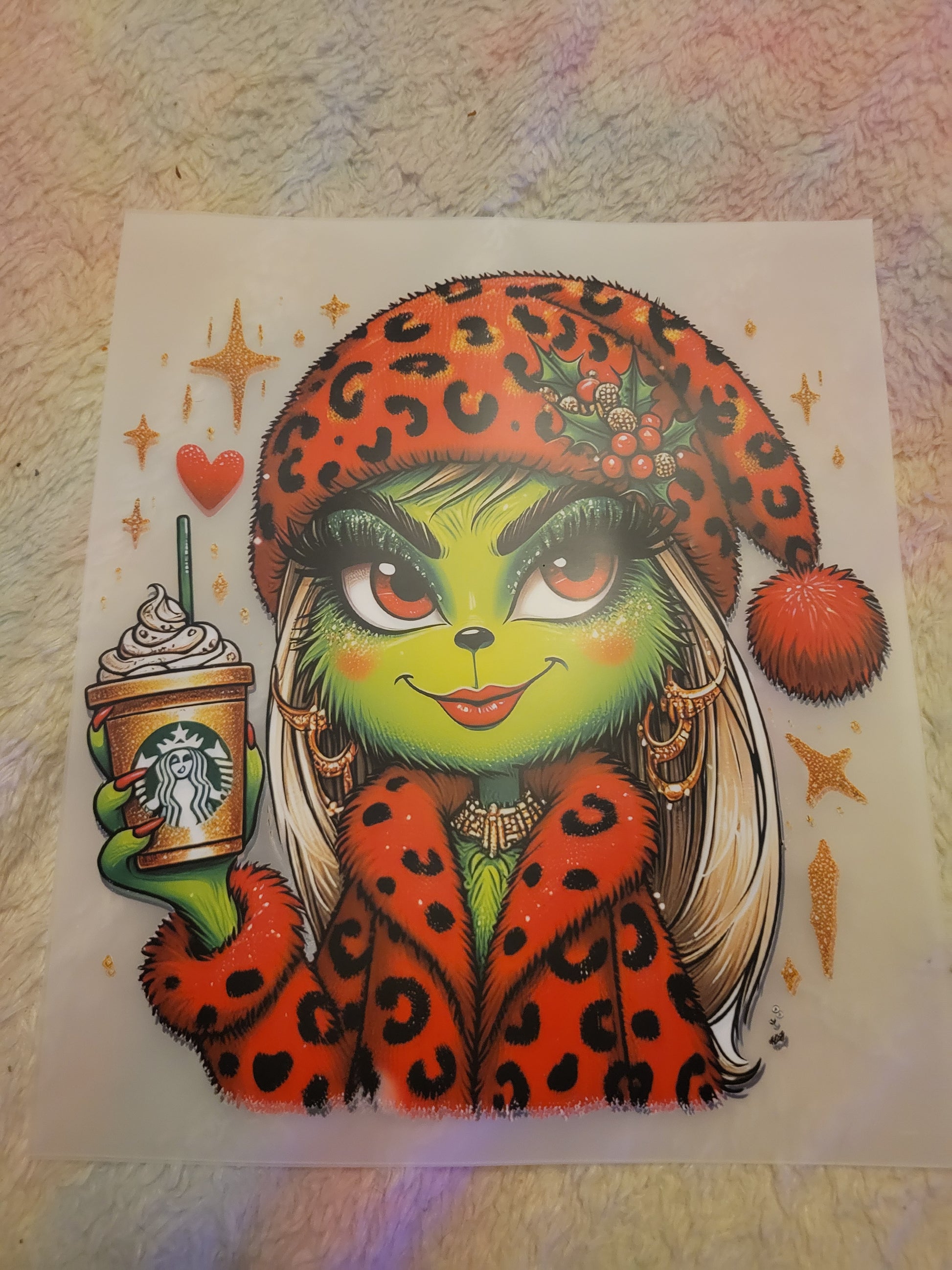 Starbucks Girl Grinch image 0