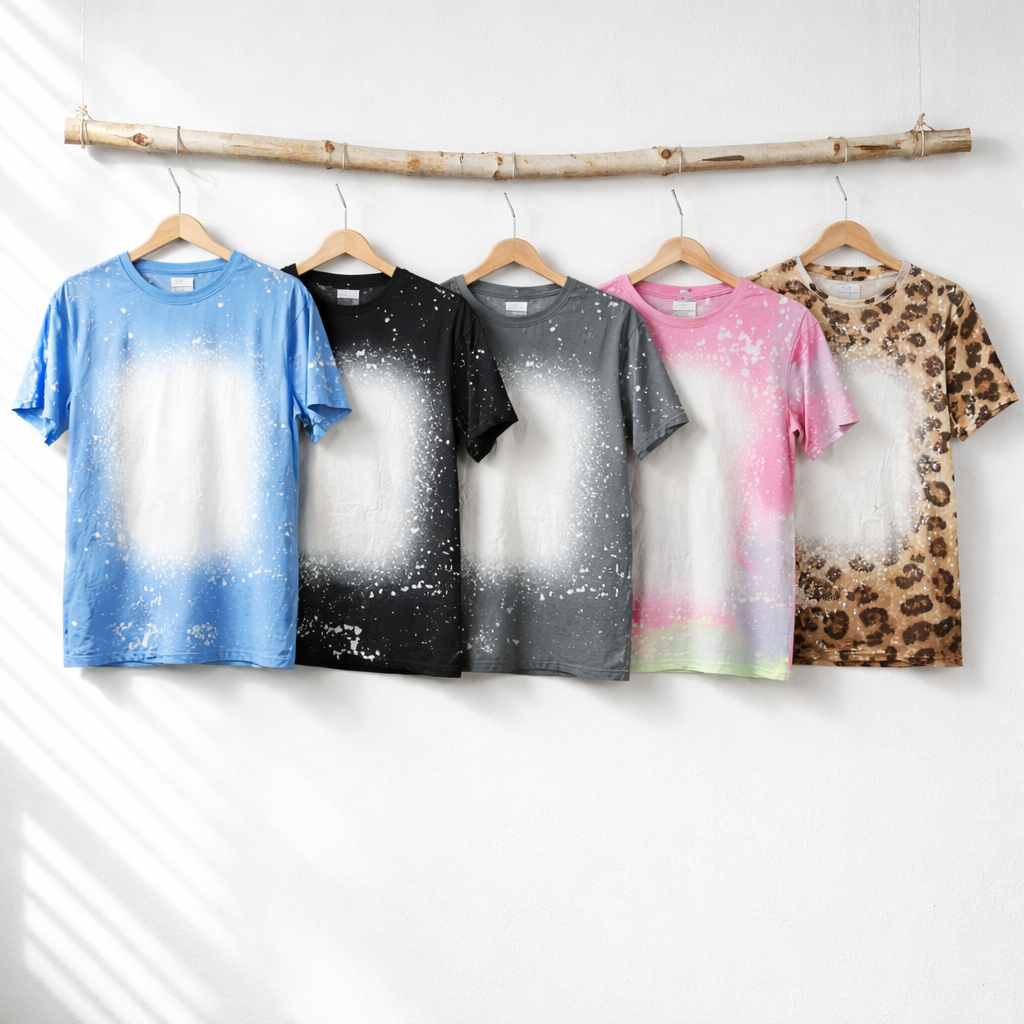 Bleached Sublimation T-Shirts image 0