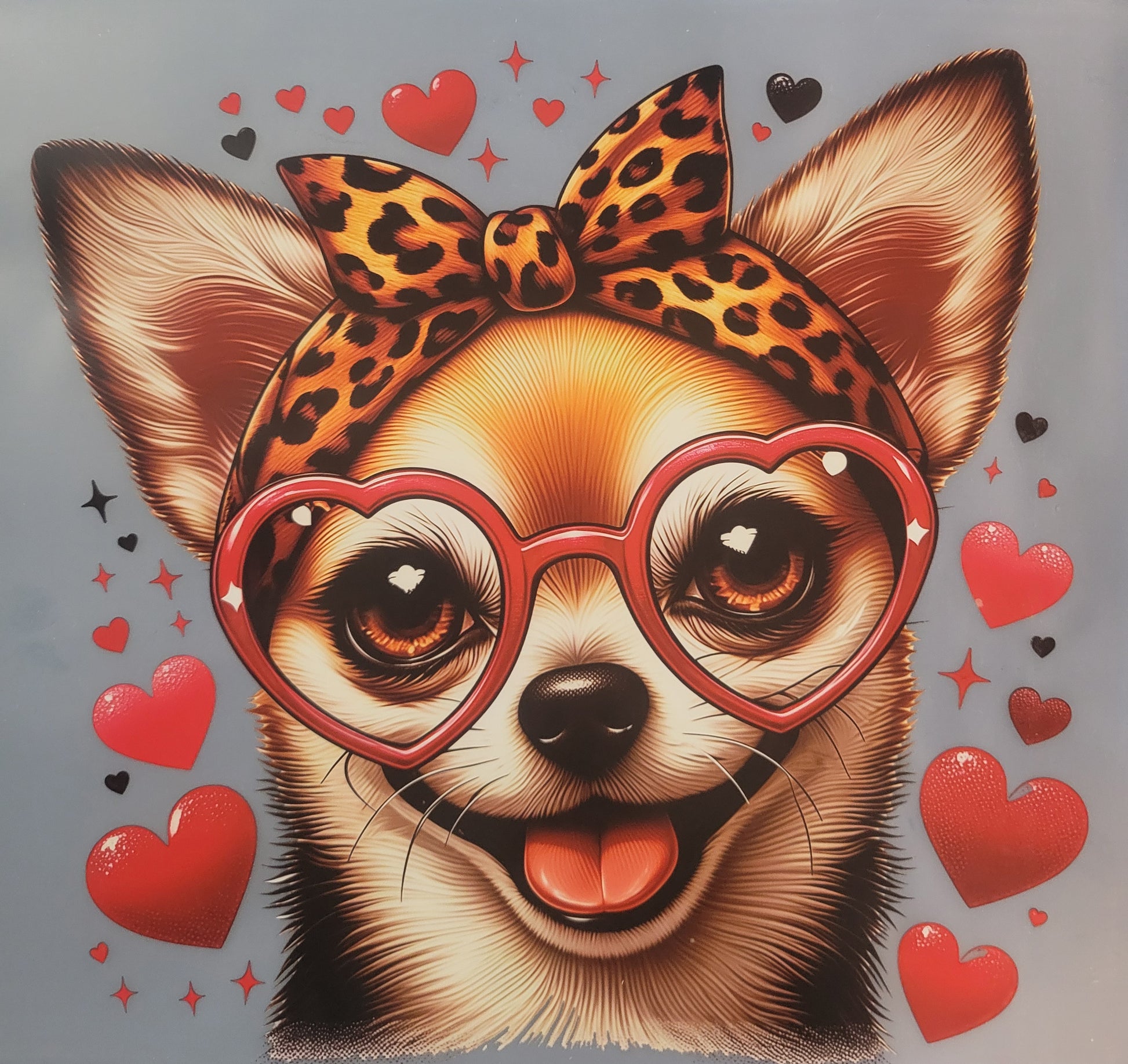 FULL COLOR DTF TRANSFERS-CHIHUAHUA MOM image 0