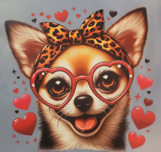 FULL COLOR DTF TRANSFERS-CHIHUAHUA MOM image 0