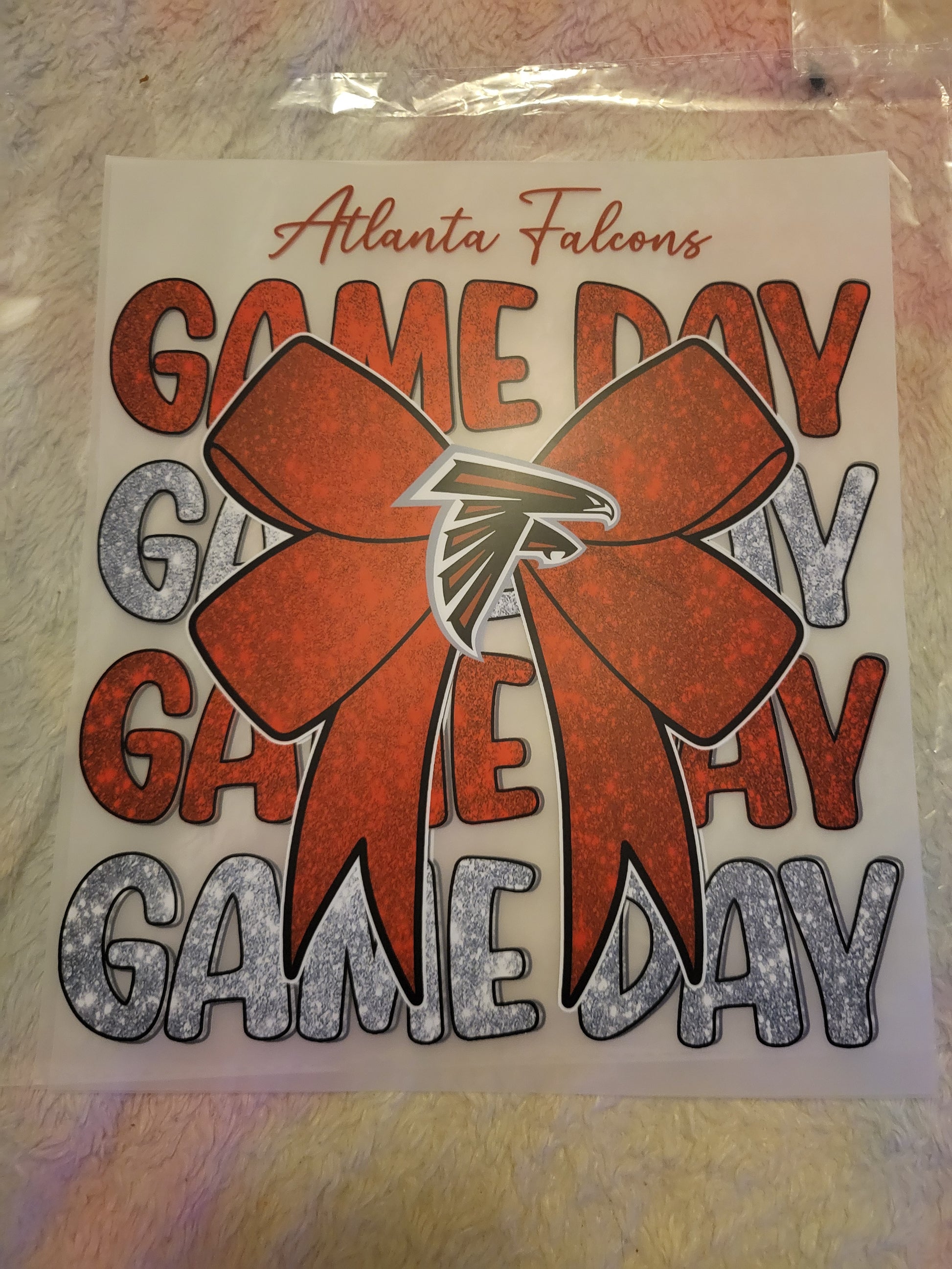 🏈 NFC South Football Game Day Bows – DTF Transfers 🏈 image 1