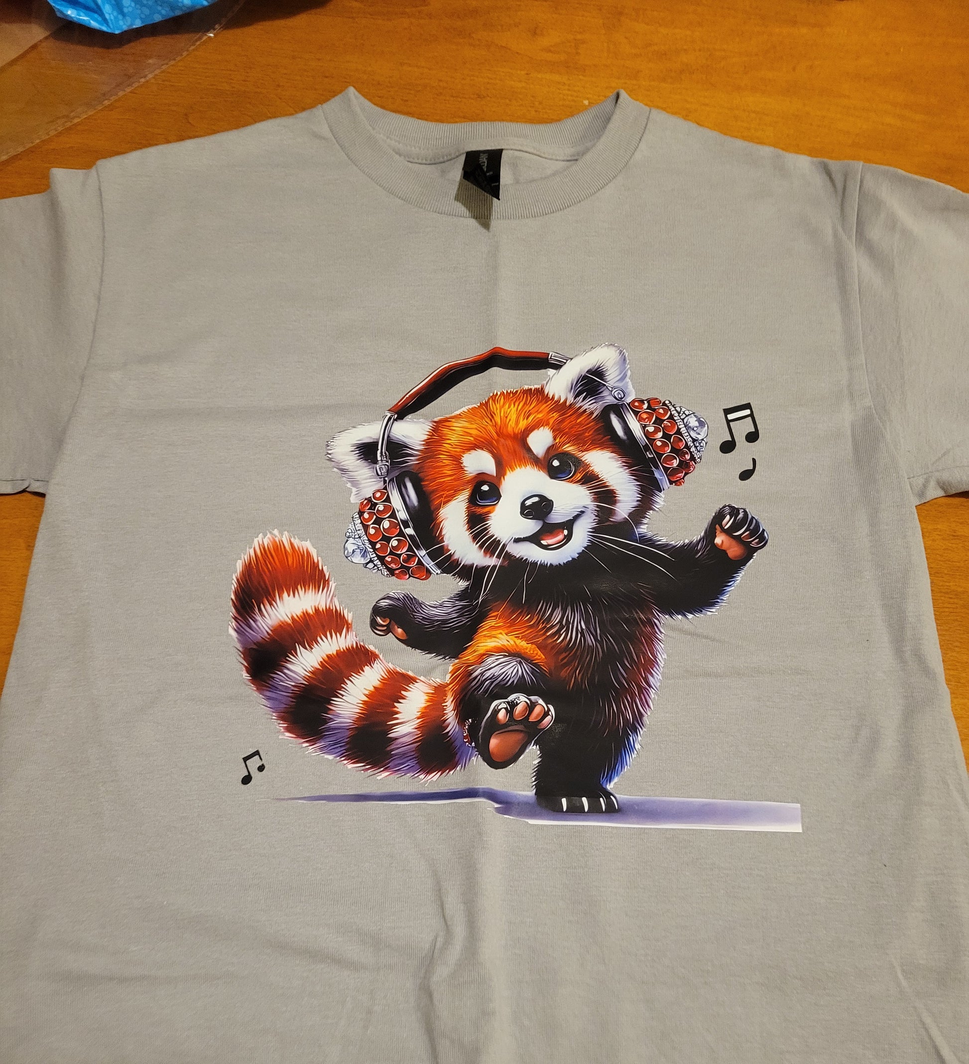 Dancing Red Panda Kids Tee 🐼🎧 image 0