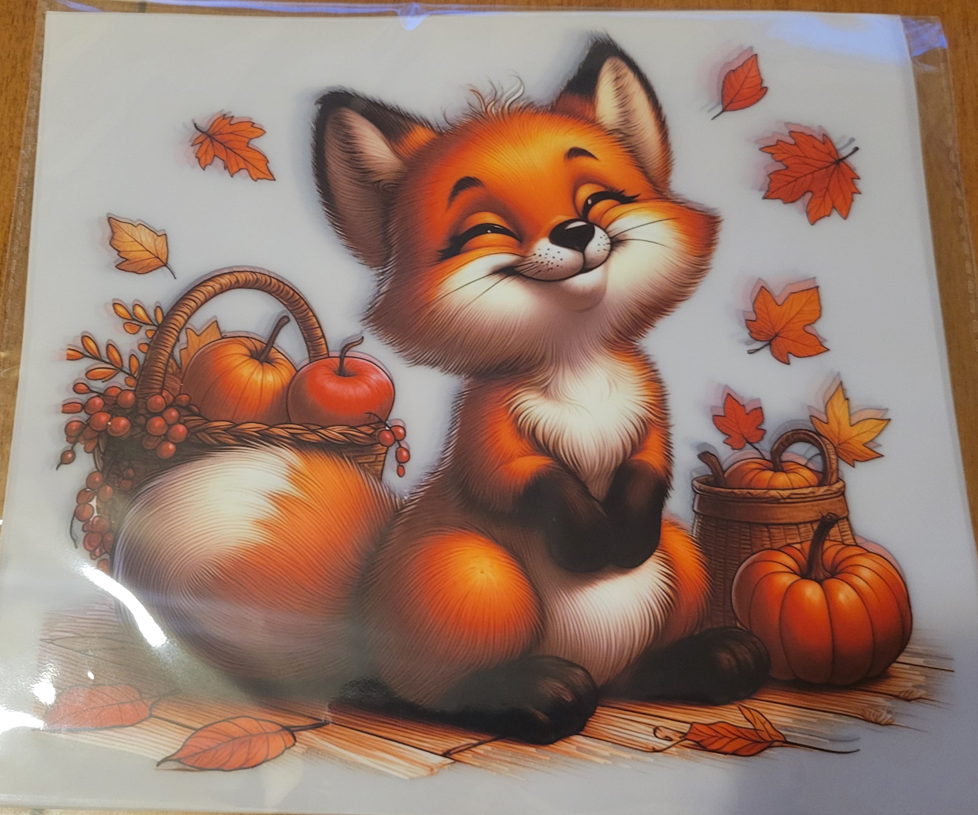 Fall cute fox image 0