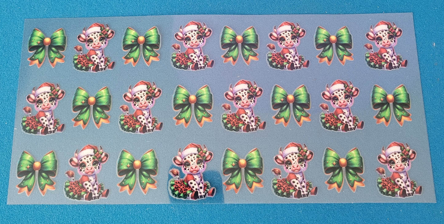CHRISTMAS COW & BOW image 0