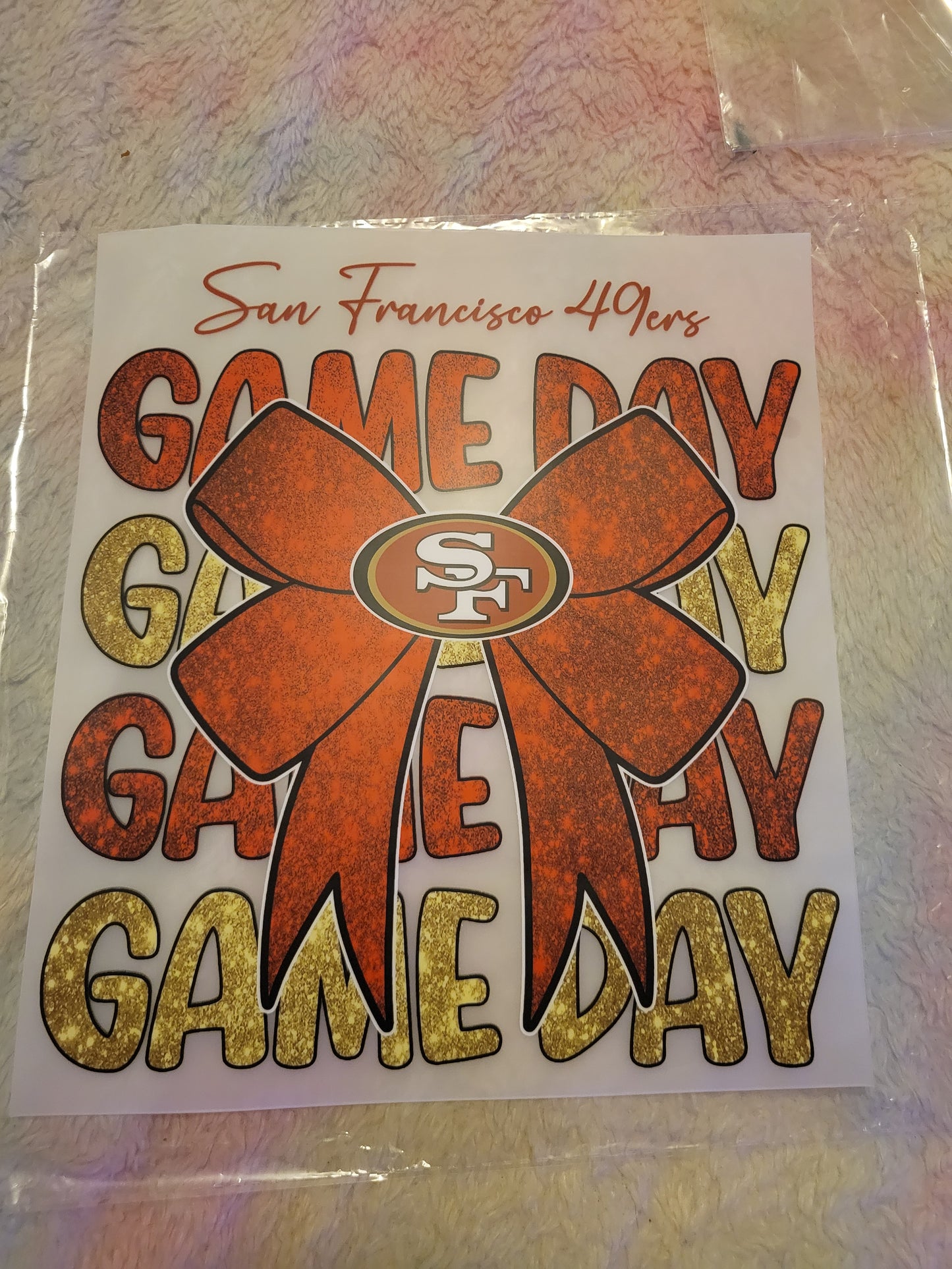 🏈 NFC West Football Game Day Bows – DTF Transfers 🏈 image 2