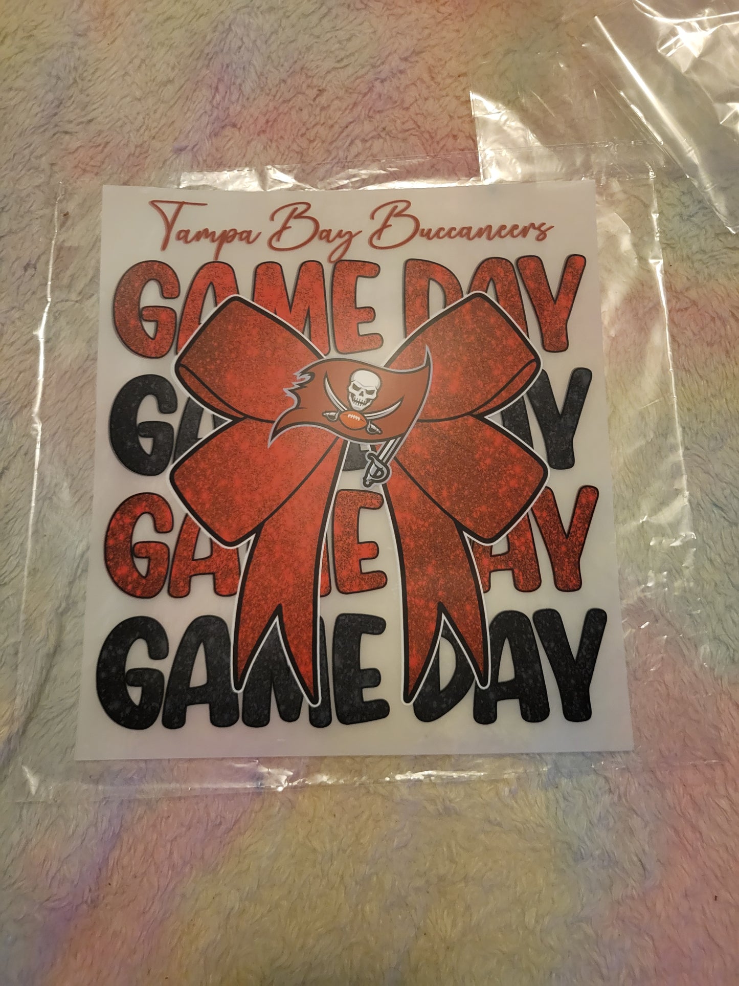 🏈 NFC South Football Game Day Bows – DTF Transfers 🏈 image 3