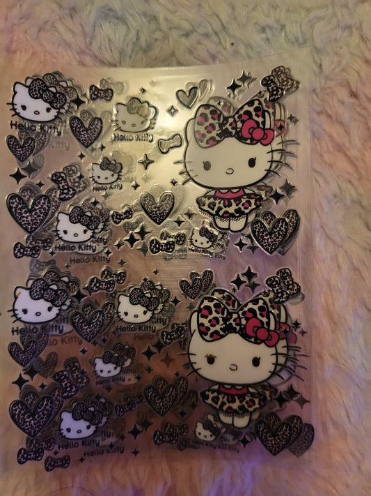 💖 Hello Kitty UV DTF Bank Card Wrap – 2 Pieces 💖 image 0