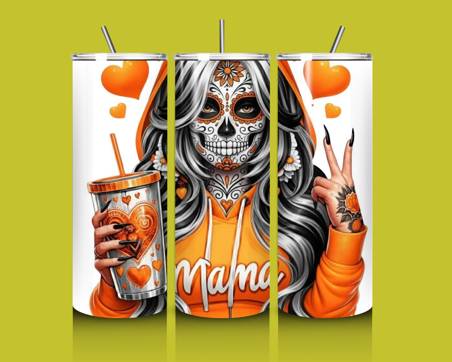 Day of the dead mama- 20oz Custom Tumbler  image 0