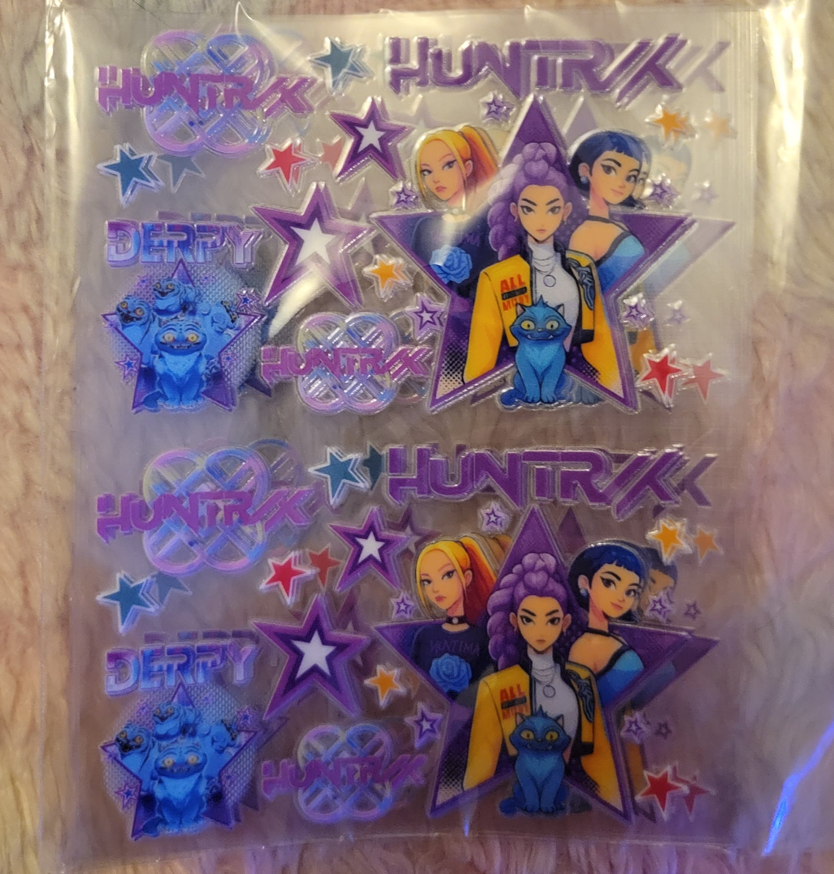 🔥 Demon Hunter UV DTF Bank Card Wraps – 2 Pieces 🔥 image 1