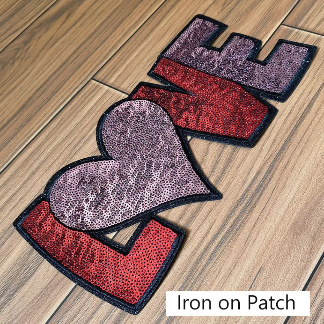 Oversized Sequin Statement Patches – Iron-On image 1
