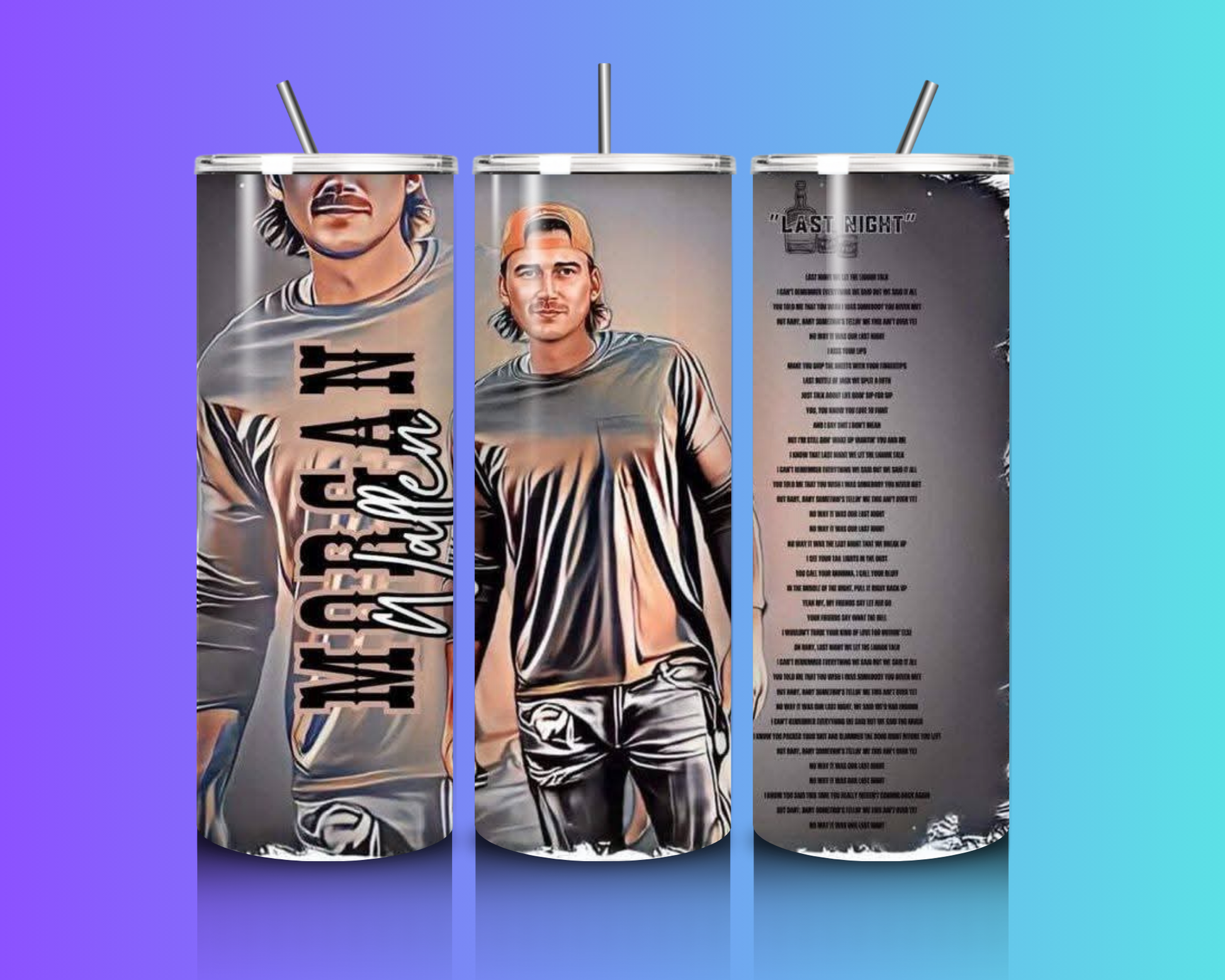 Morgan Wallen -20oz Custom Tumbler  image 0