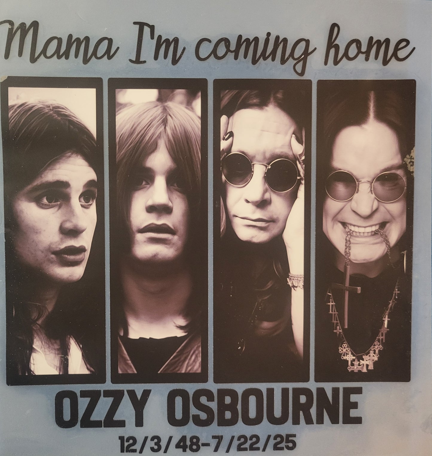 DTF Heat Transfers- Ozzy tribute  image 0
