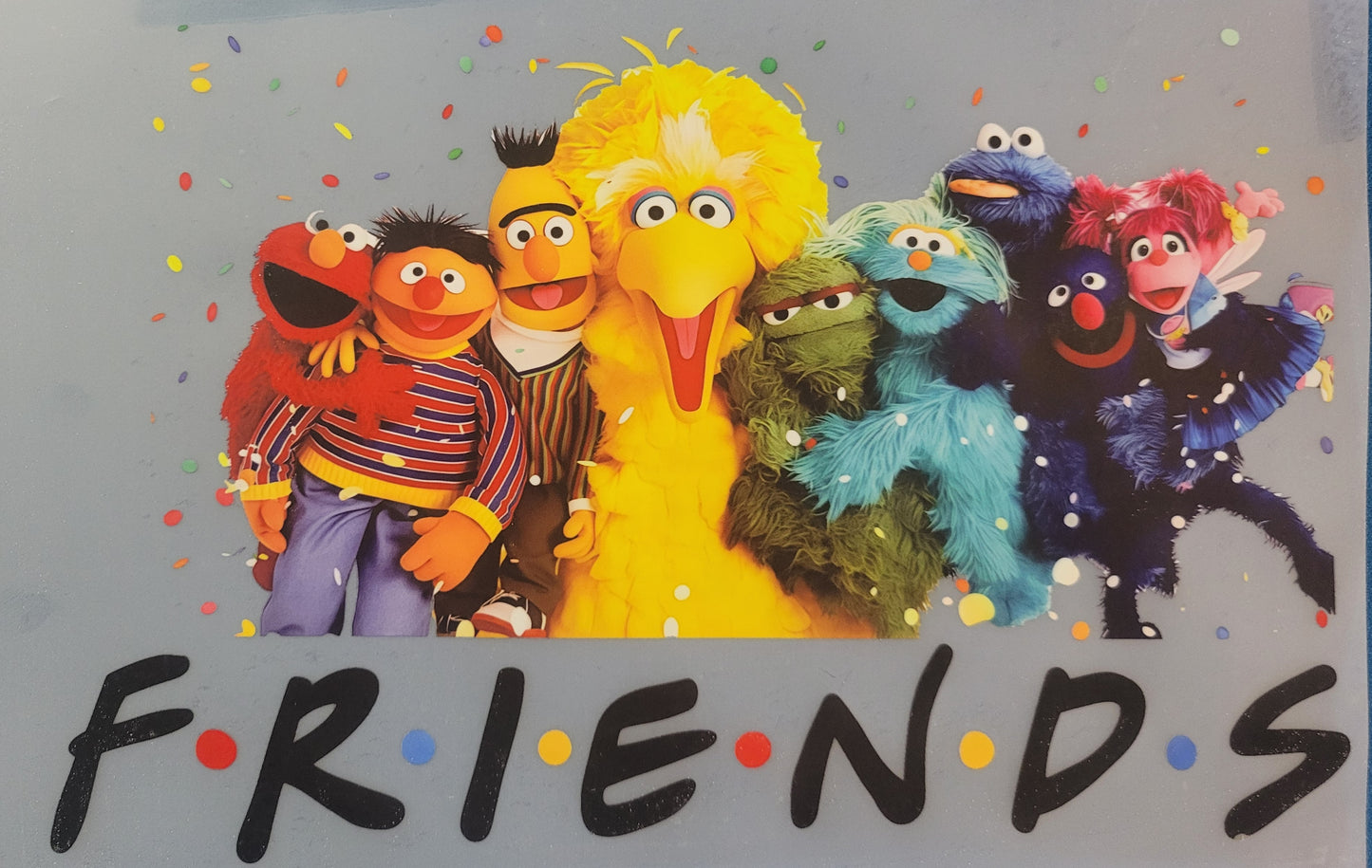 FULL COLOR DTF TRANSFERS-sesame street  image 0