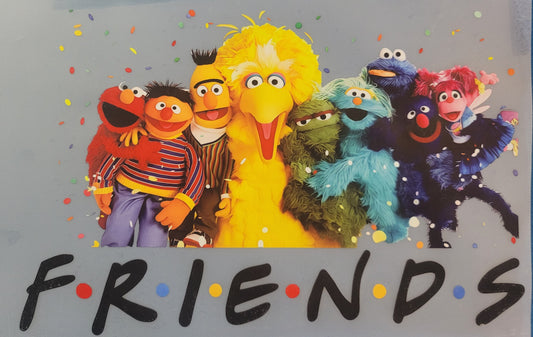 FULL COLOR DTF TRANSFERS-sesame street  image 0
