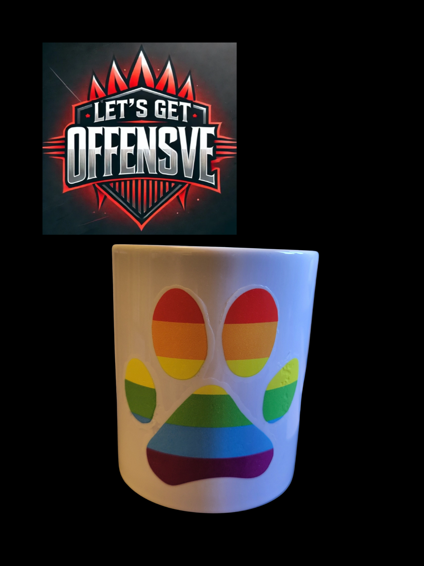 Pride Paw Mug (12 oz) image 0