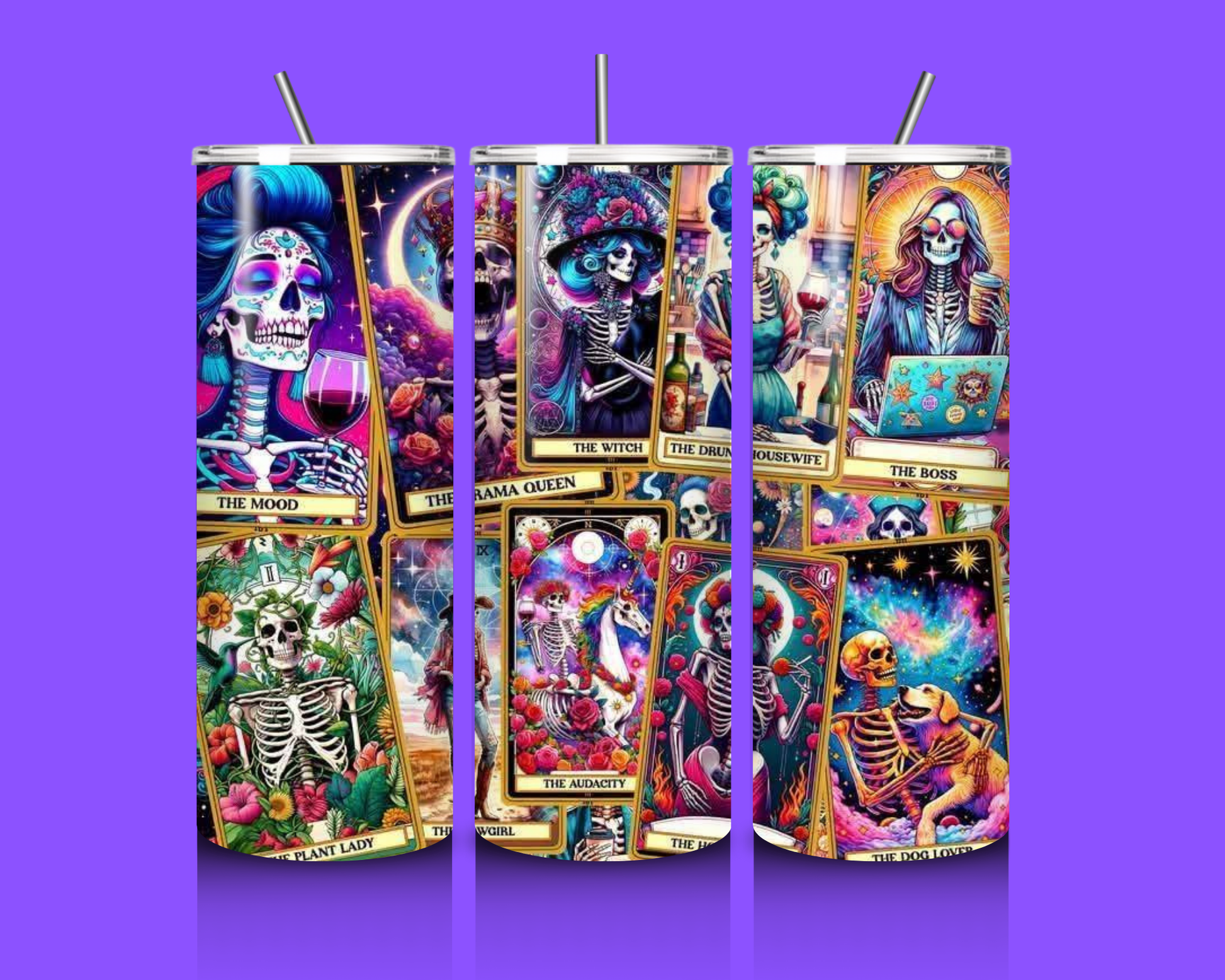 Tarot card 20 oz Custom Tumbler image 0