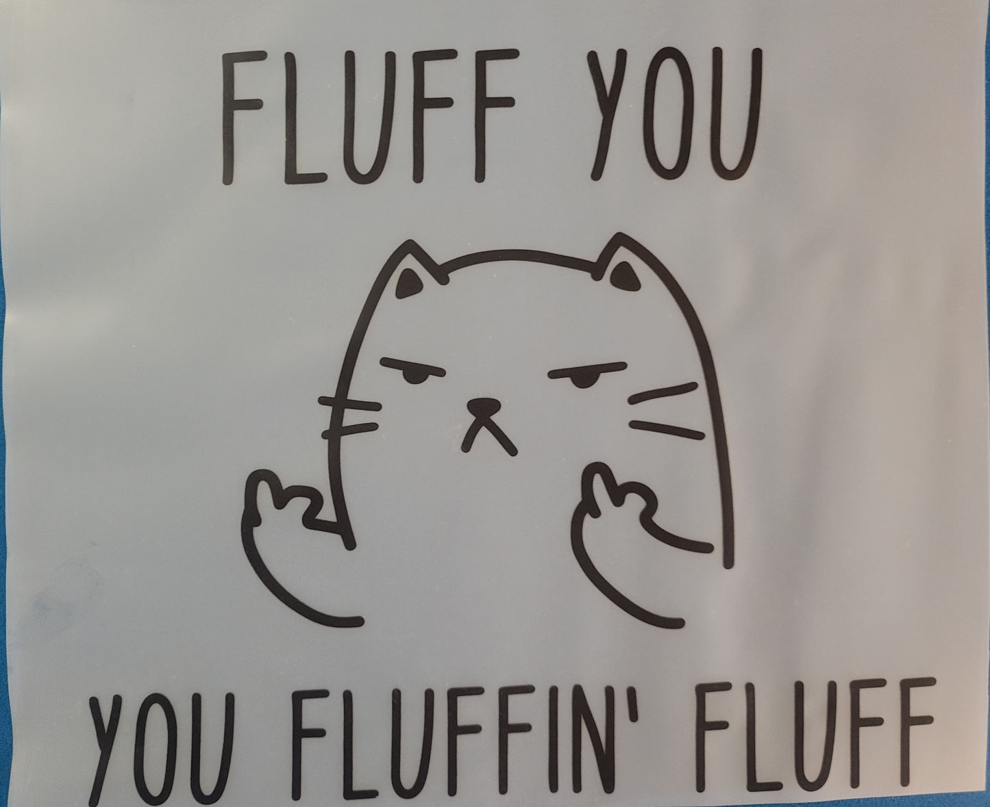 BLACK DTF TRANSFERS-FLUFF image 0