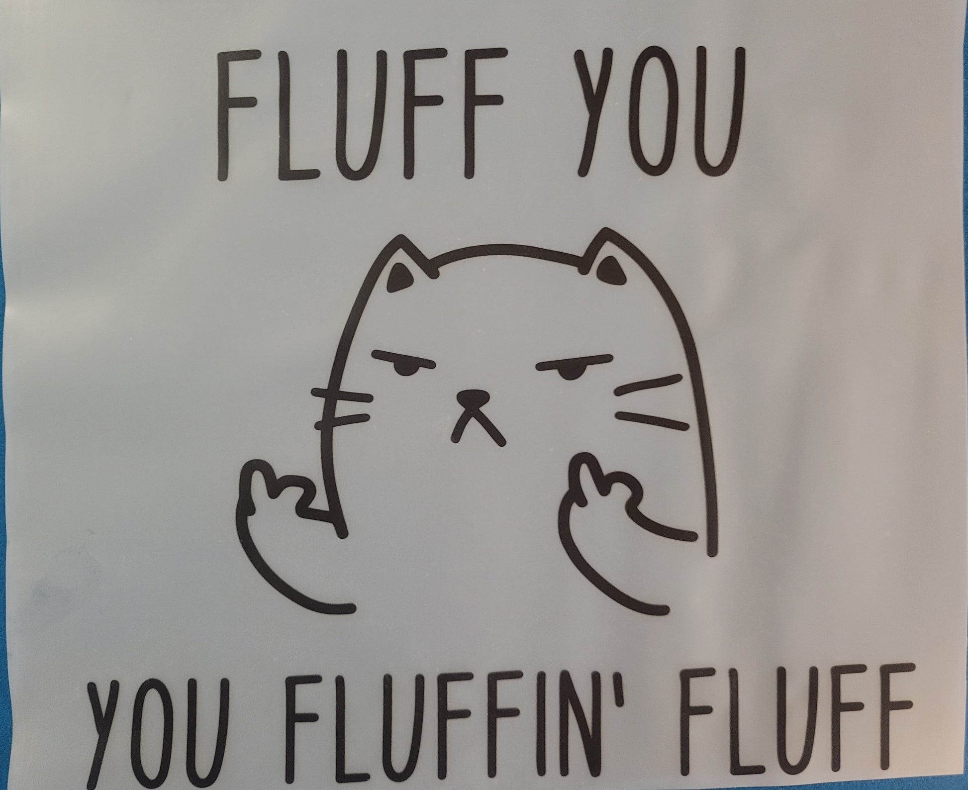 BLACK DTF TRANSFERS-FLUFF image 0