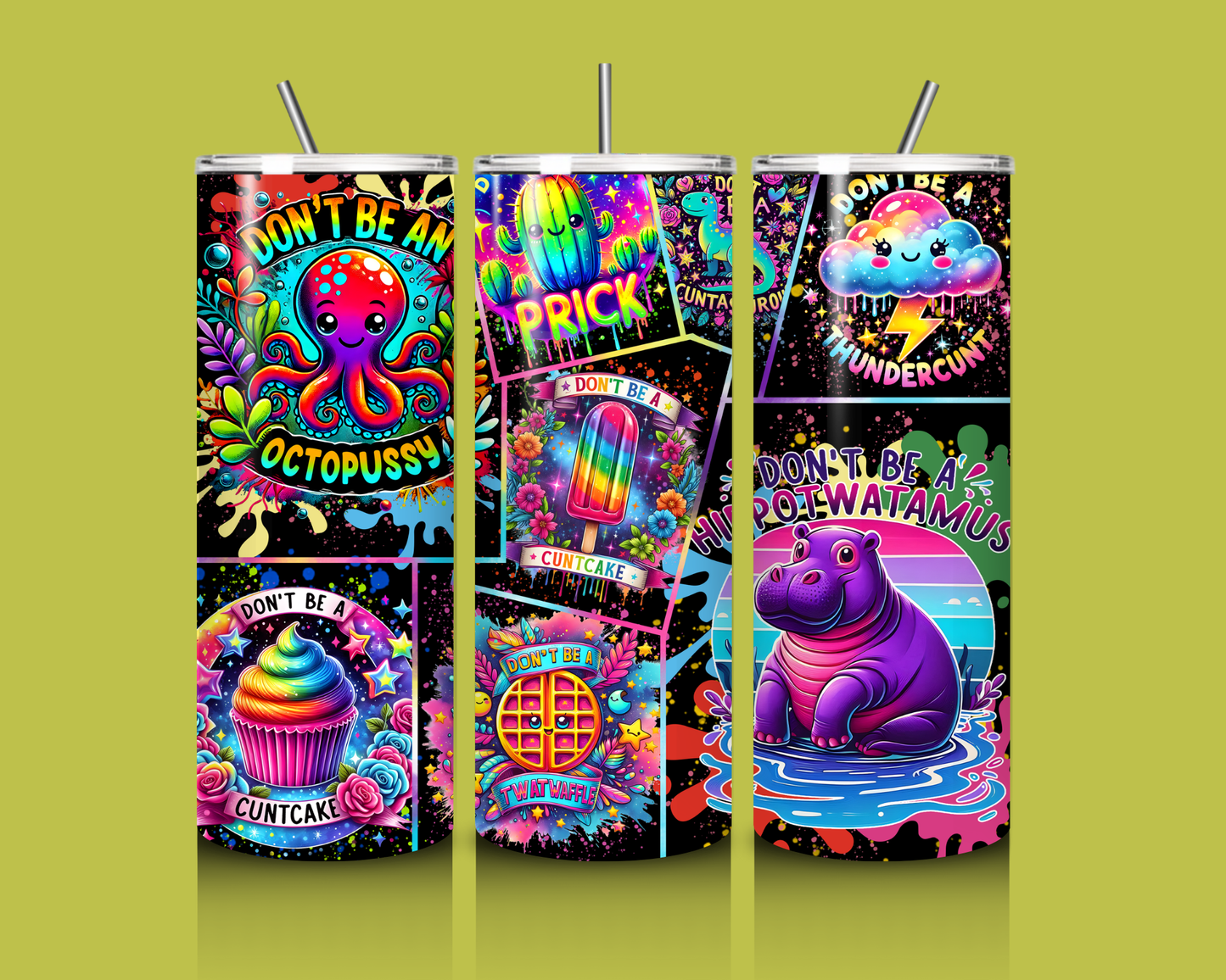 Offensive Neon- 20oz Custom Tumbler  image 0