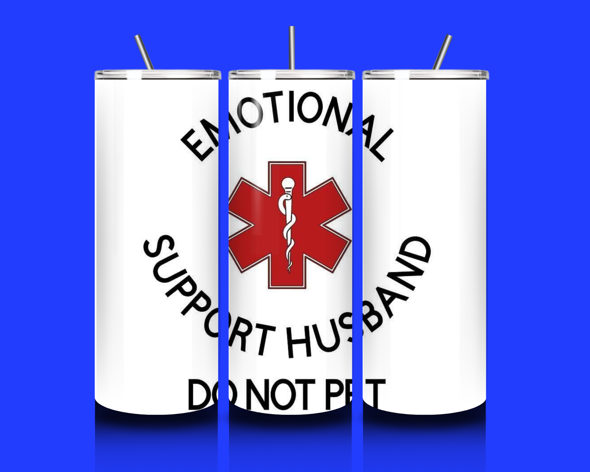 Emotional Support Husband- 20oz Custom Tumbler  image 0