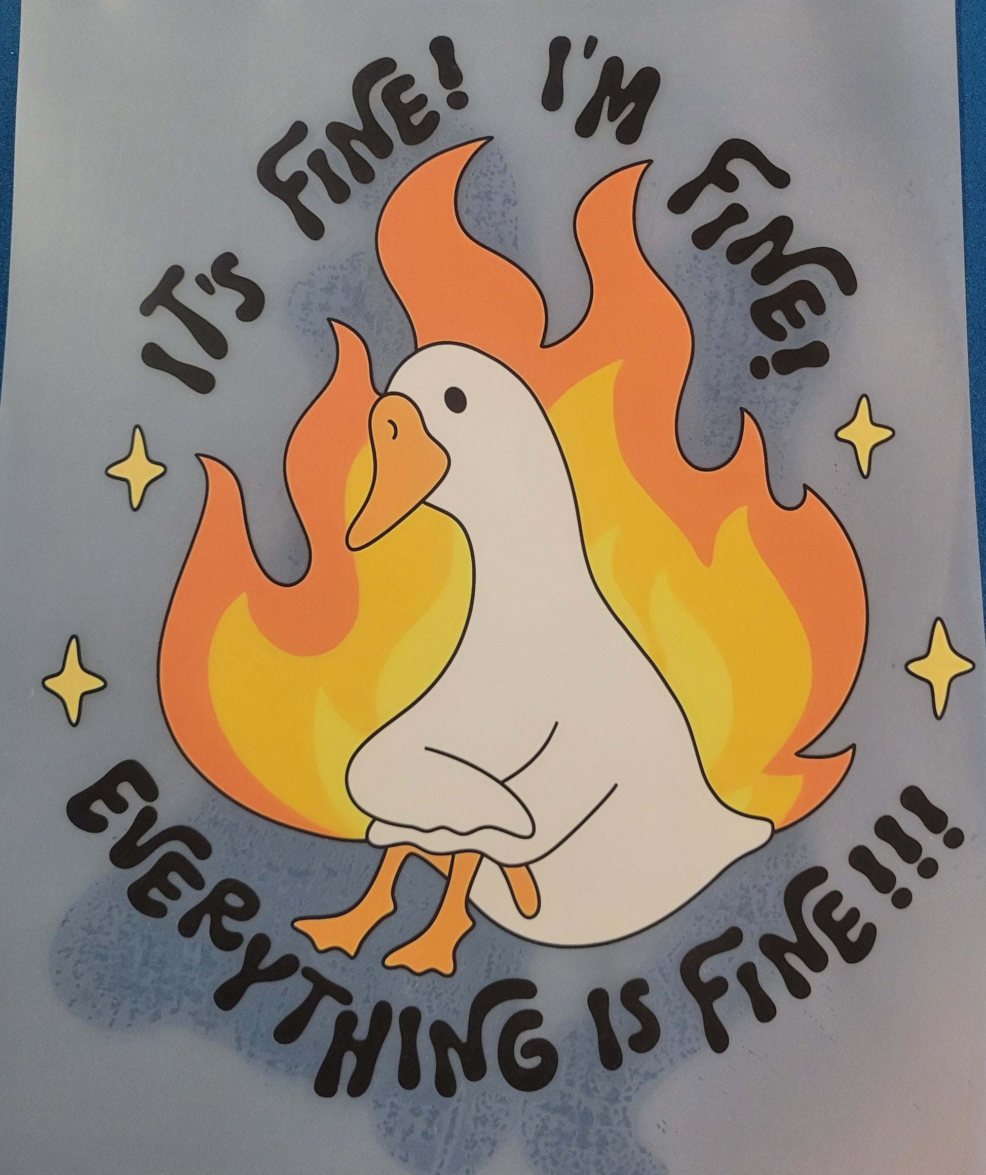FULL COLOR DTF TRANSFERS-goose image 1